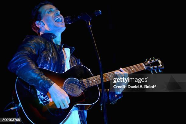Raine Maida of Our Lady Peace performs live at Portsmouth Pavilion on June 25, 2017 in Portsmouth, Virginia.