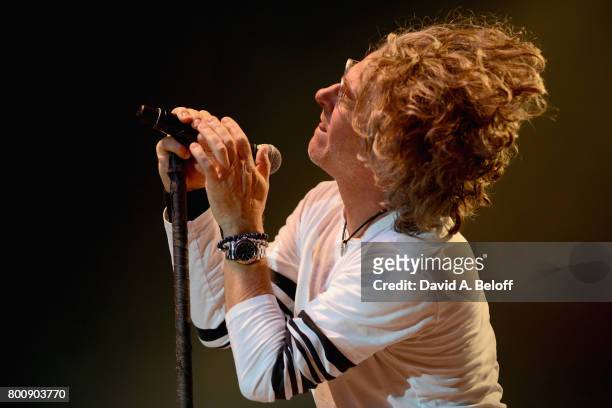 Ed Roland of Collective Soul performs live at Portsmouth Pavilion on June 25, 2017 in Portsmouth, Virginia.