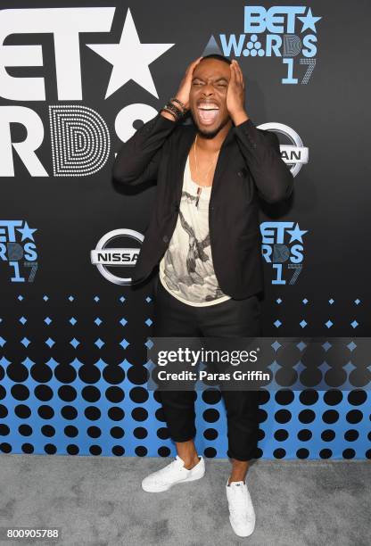 Woody McClain at the 2017 BET Awards at Staples Center on June 25, 2017 in Los Angeles, California.