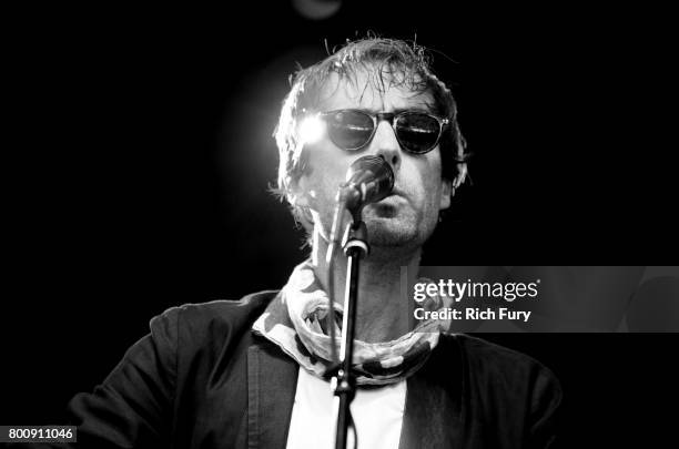 Musician Andrew Bird performs on the Sycamore stage during Arroyo Seco Weekend at the Brookside Golf Course at on June 25, 2017 in Pasadena,...