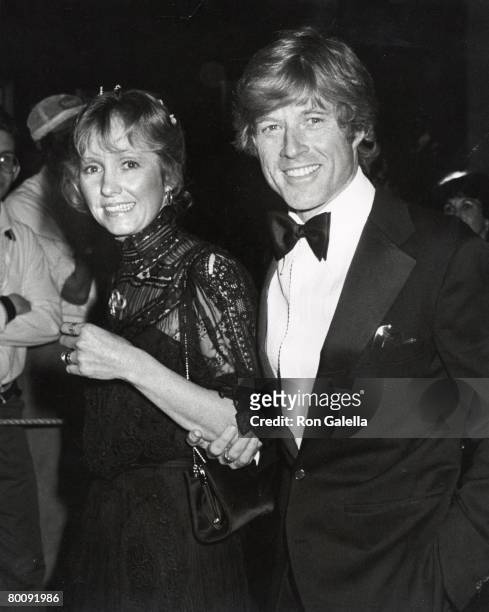 Robert Redford and wife Lola Redford