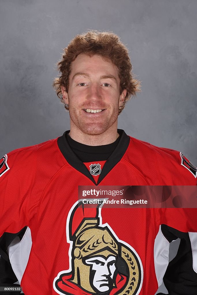 Mike Commadore Robe Mike Commodore of the Ottawa Senators poses for a portrait on... News ...