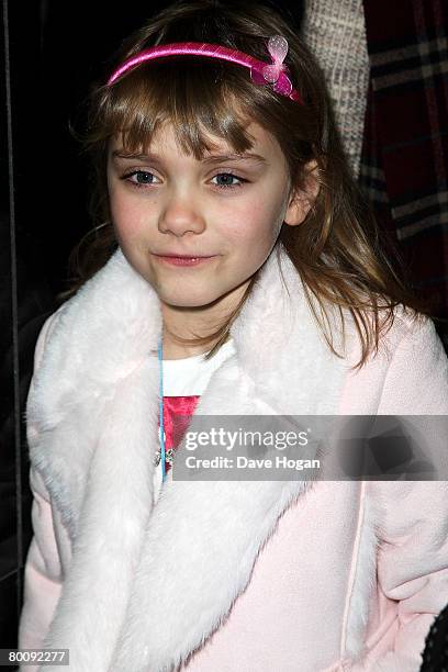 Sophie Mae, daughter of David Jason, arrives at the world premiere of 'The Colour Of Magic' at the Curzon Mayfair on March 3, 2008 in London,...