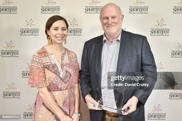 Lindsey Bahr and Tom Wright attend the 2017 Palm Springs International Festival of Short Films - Awards Ceremony on June 25, 2017 in Palm Springs,...