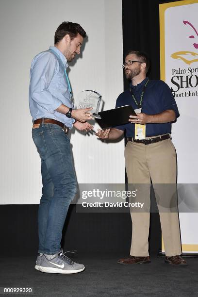 Reed Van Dyk and Mike Carson attend the 2017 Palm Springs International Festival of Short Films - Awards Ceremony on June 25, 2017 in Palm Springs,...