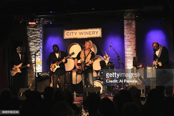 Marshall Crenshaw and Los Straightjackets perform at City Winery on June 25, 2017 in New York City.