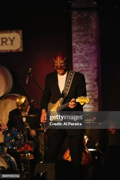 Los Straightjackets perform at City Winery on June 25, 2017 in New York City.