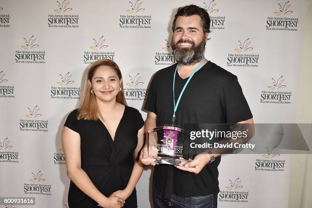 Lily Rodriguez and Sean Meehan attend the 2017 Palm Springs International Festival of Short Films - Awards Ceremony on June 25, 2017 in Palm Springs,...