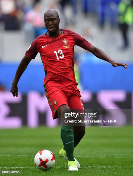 Danilo Pereira of Portugal in action during the FIFA Confederation Cup Group A match between New Zealand and Portugal at Saint Petersburg Stadium on...