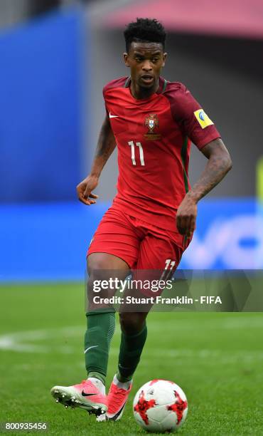 Nelsinho of Portugal in action during the FIFA Confederation Cup Group A match between New Zealand and Portugal at Saint Petersburg Stadium on June...