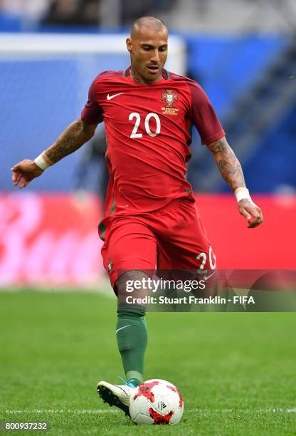 Ricardo Quaresma of Portugal in action during the FIFA Confederation Cup Group A match between New Zealand and Portugal at Saint Petersburg Stadium...