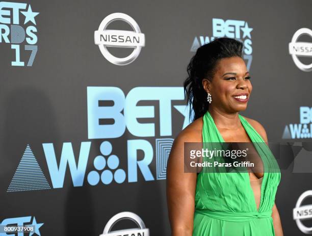 Leslie Jones at the 2017 BET Awards at Staples Center on June 25, 2017 in Los Angeles, California.