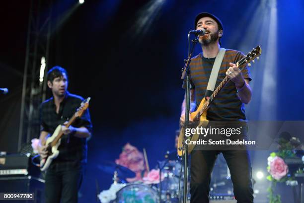 Singer James Mercer of The Shins and Broken Bells performs onstage during Arroyo Seco Weekend at Brookside Golf Course on June 25, 2017 in Pasadena,...