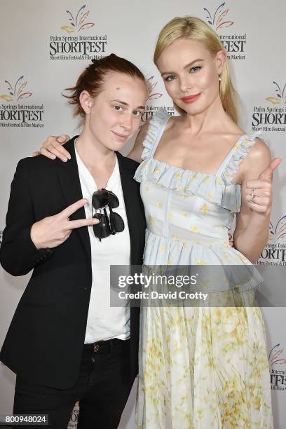 Jen Sulkess and Kate Bosworth attend the 2017 Palm Springs International Festival of Short Films - Awards Ceremony on June 25, 2017 in Palm Springs,...