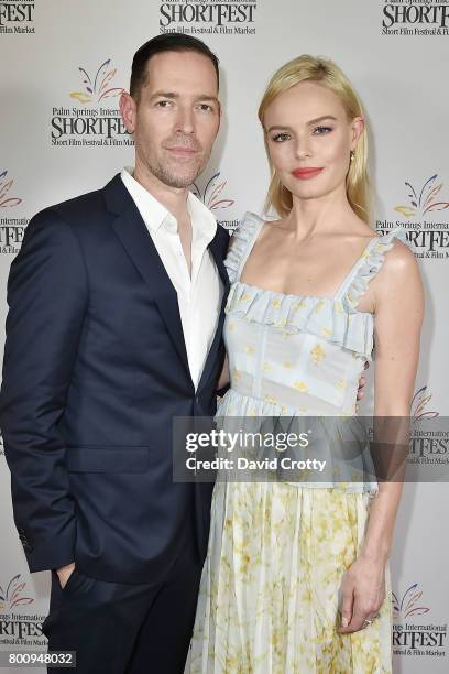 Michael Polish and Kate Bosworth attend the 2017 Palm Springs International Festival of Short Films - Awards Ceremony on June 25, 2017 in Palm...