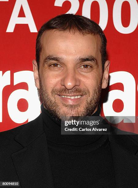 Spanish actor Luis Merlo attends Fotogramas Magazine Silver Awards 2007 on March 03, 2008 at the Joy Eslava Club in Madrid, Spain.