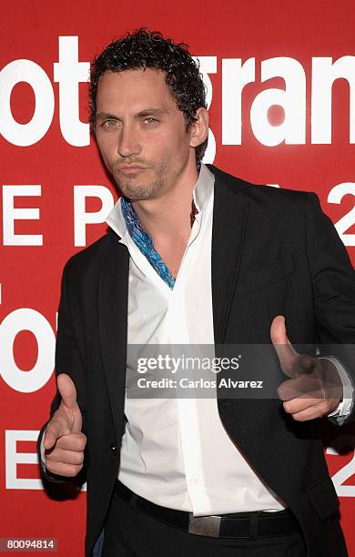 Spanish actor Paco Leon attends Fotogramas Magazine Silver Awards 2007 on March 03, 2008 at the Joy Eslava Club in Madrid, Spain.