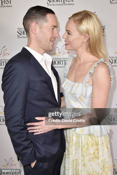 Michael Polish and Kate Bosworth attend the 2017 Palm Springs International Festival of Short Films - Awards Ceremony on June 25, 2017 in Palm...