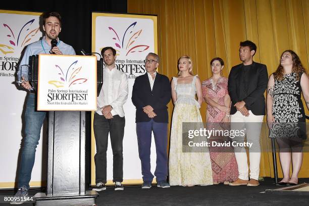 Reed Van Dyk, Ian Durkin, David Ansen, Kate Bosworth, Lindsey Bahr, Sam Lansky and Heidi Zwicker attend the 2017 Palm Springs International Festival...