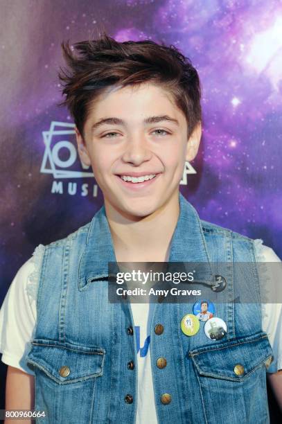 Asher Angel attends the "Future Disruptors" Premiere at The Comedy Store on June 25, 2017 in Los Angeles, California.