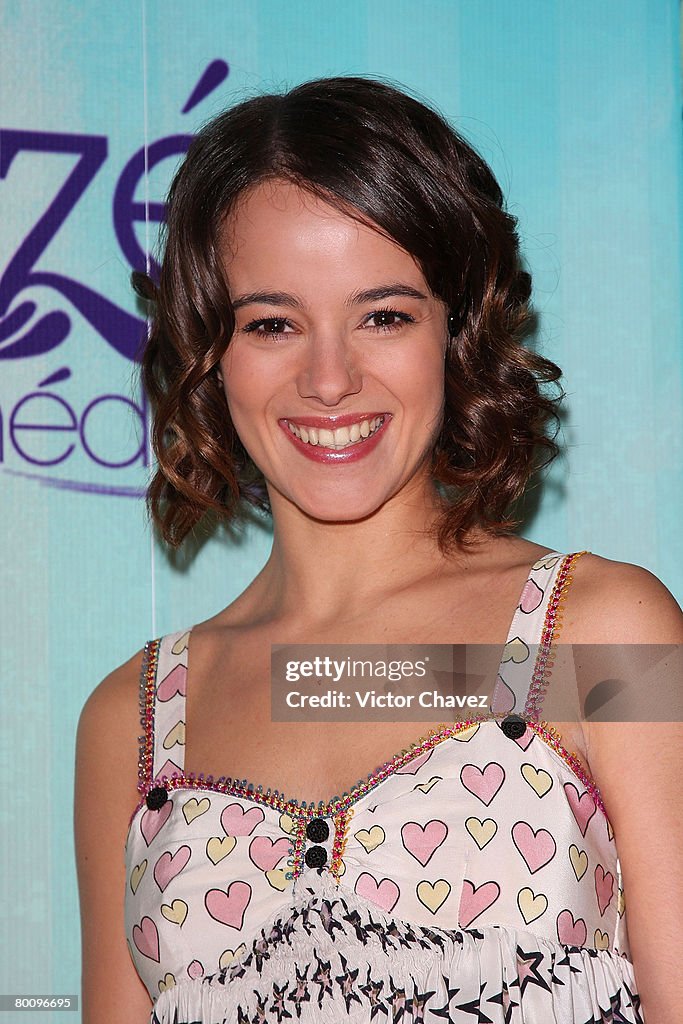 Alizee Masked Singer Singer Alizee attends a press conference and photocall to promote her ...