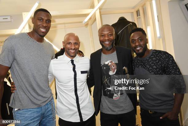 French Deal team: French professional basketball player for the Washington Wizards Ian Manhinmi, Former French football player Ousmane Dabo , Former...