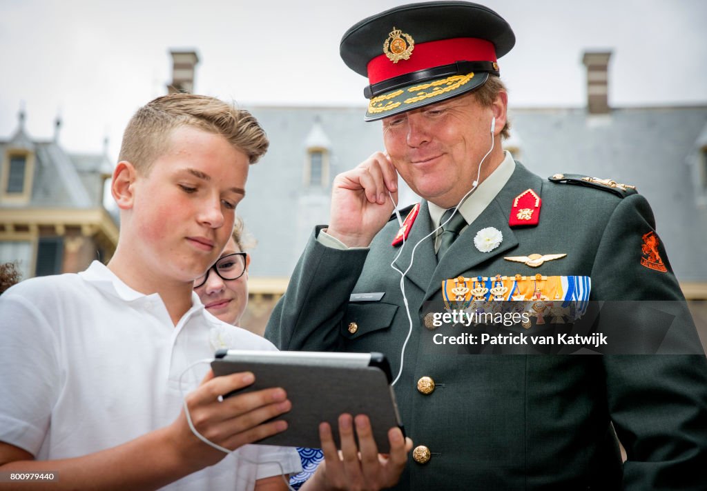 King Willem-Alexander Of The Netherlands Attends Annual Veteransday In The Hague