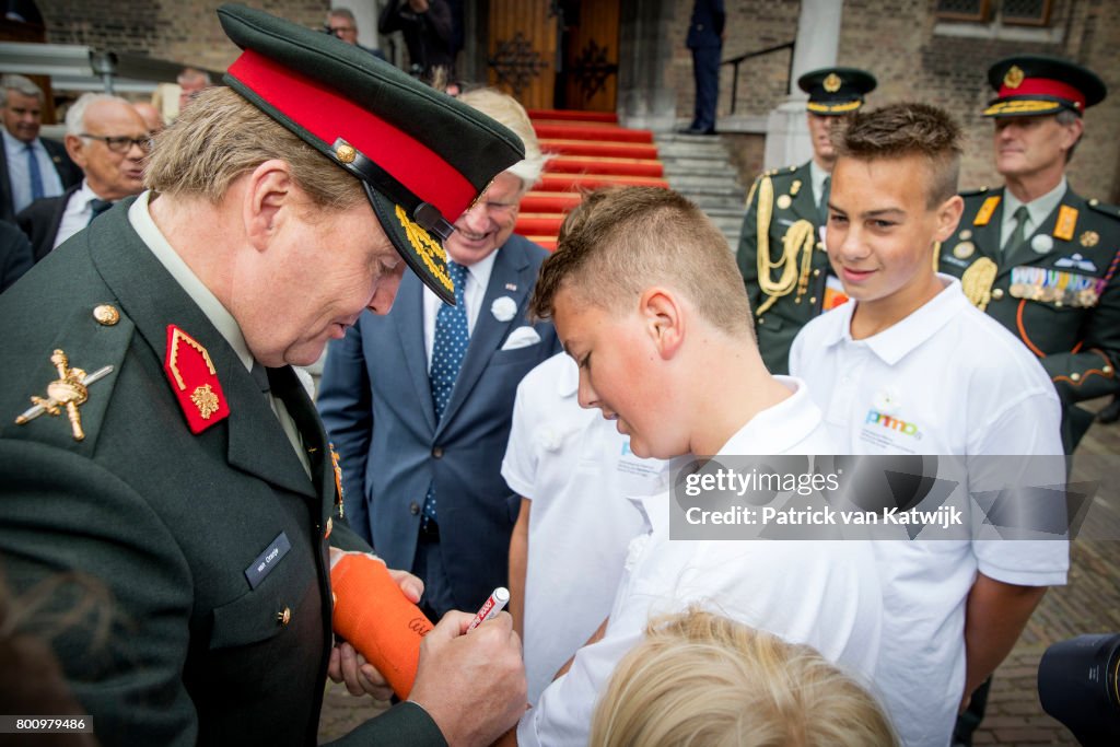 King Willem-Alexander Of The Netherlands Attends Annual Veteransday In The Hague