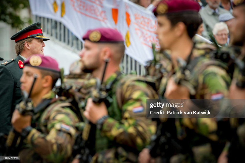 King Willem-Alexander Of The Netherlands Attends Annual Veteransday In The Hague