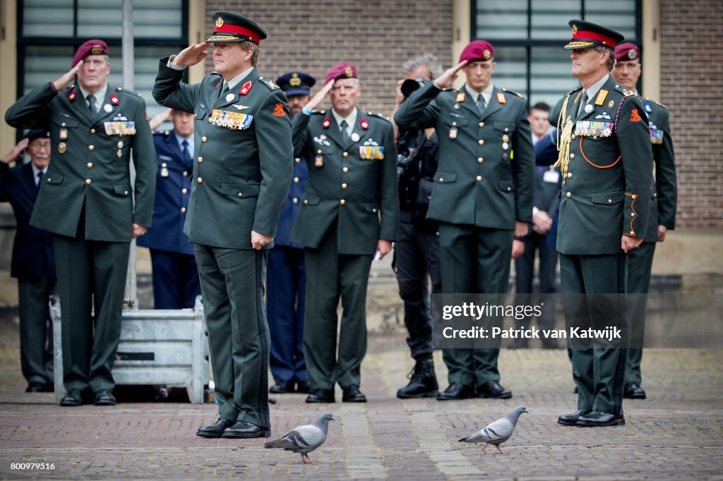 King Willem-Alexander Of The Netherlands Attends Annual Veteransday In The Hague