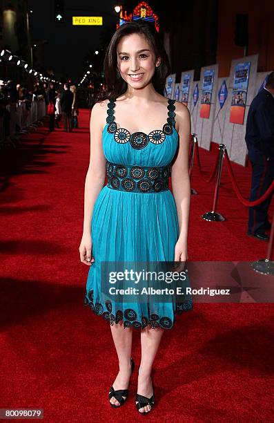 Actress Molly Ephraim arrives at the world premiere of Walt Disney Pictures' "College Road Trip" on March 3, 2008 in Hollywood, California.