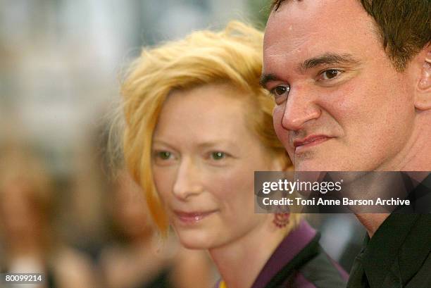 Tilda Swinton and Quentin Tarantino