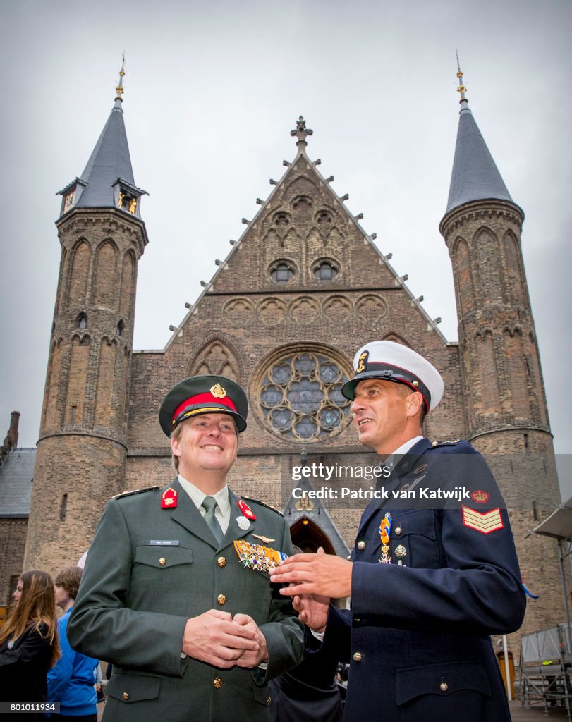 King Willem-Alexander Of The Netherlands Attends Annual Veteransday In The Hague
