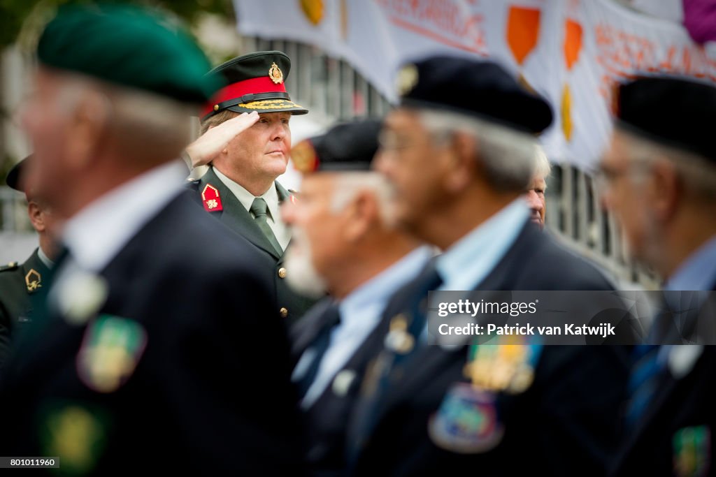 King Willem-Alexander Of The Netherlands Attends Annual Veteransday In The Hague