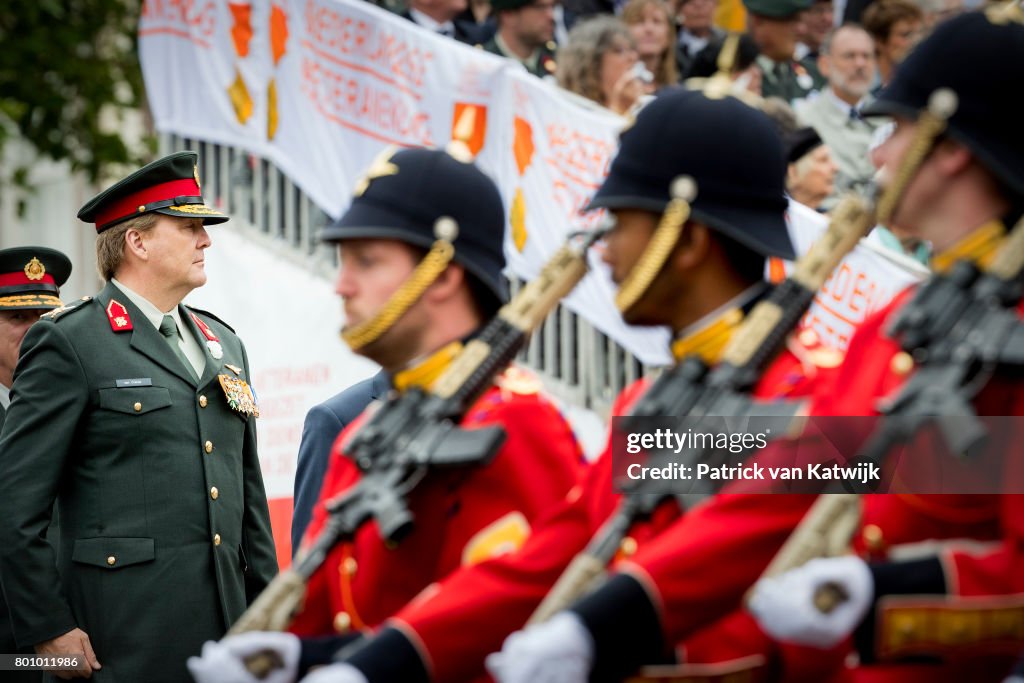 King Willem-Alexander Of The Netherlands Attends Annual Veteransday In The Hague