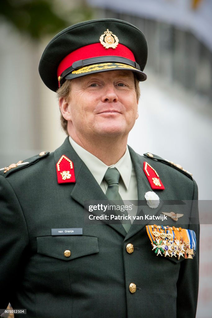 King Willem-Alexander Of The Netherlands Attends Annual Veteransday In The Hague