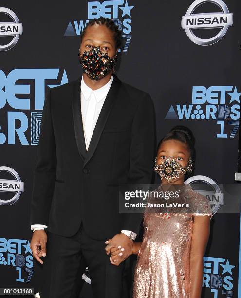 Rapper Future and daughter Londyn Wilburn attend the 2017 BET Awards at Microsoft Theater on June 25, 2017 in Los Angeles, California.