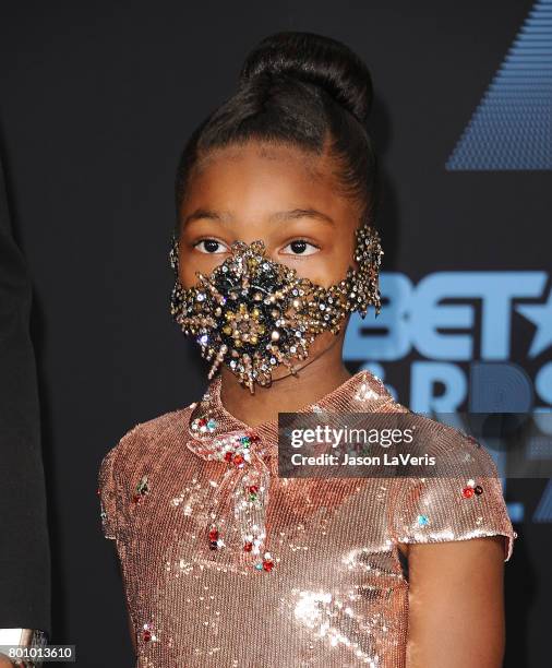 Londyn Wilburn attends the 2017 BET Awards at Microsoft Theater on June 25, 2017 in Los Angeles, California.