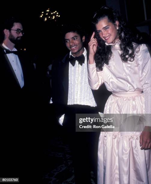 Michael Jackson and Brooke Shields with guest
