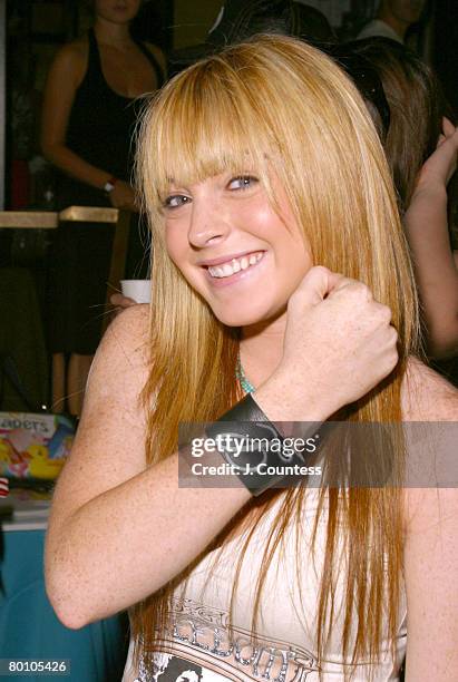 Lindsay Lohan with bracelet by Melamed International