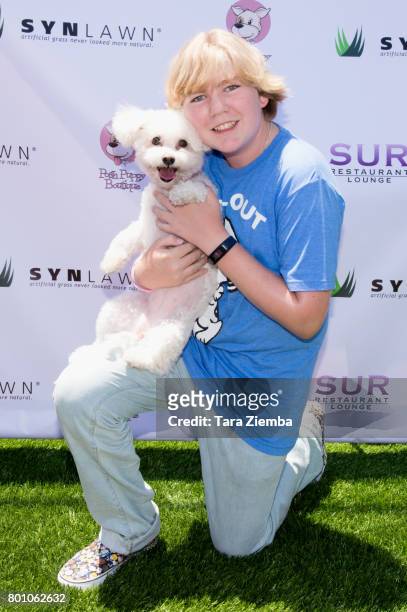 Actor Connor Dean attends 2nd Annual World Dog Day at Vanderpump Dogs on June 25, 2017 in Los Angeles, California.