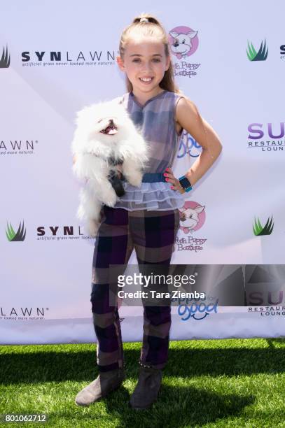 Actress Olivia Jellen attends 2nd Annual World Dog Day at Vanderpump Dogs on June 25, 2017 in Los Angeles, California.
