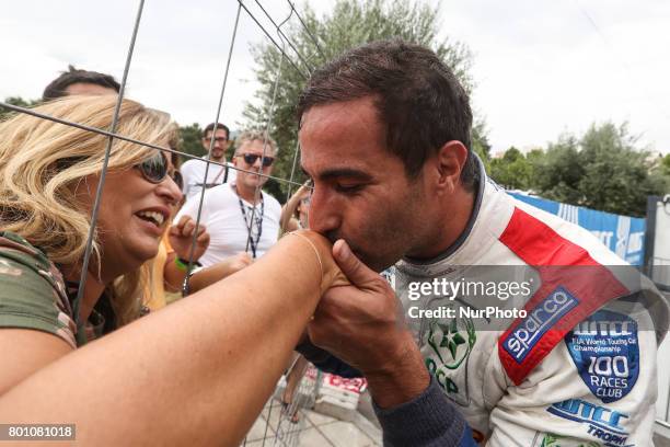 Winner of the Race 1 of FIA WTCC 2017 World Touring Car Championship Race of Portugal, Vila Real, June 25, 2017.