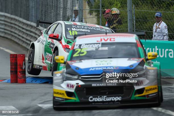 In action during the Race 1 of FIA WTCC 2017 World Touring Car Championship Race of Portugal, Vila Real, June 25, 2017.