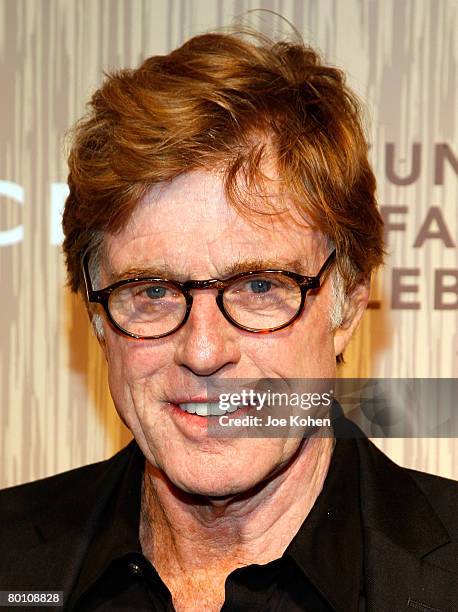 Sundance Film Festival Founder, Actor Robert Redford arrives at The Sundance Institute's 26th Annual Celebration on November 5, 2007 in New York City.