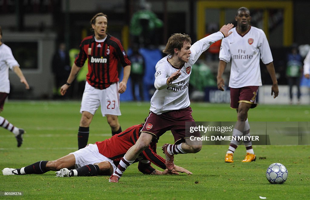 Arsenal's midfielder of Belarus Aleksand