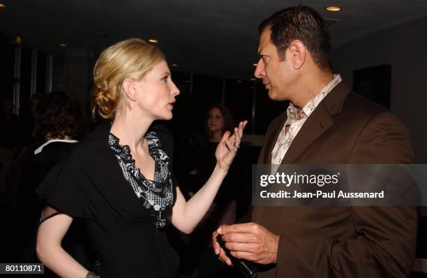 Cate Blanchett and Jeff Goldblum