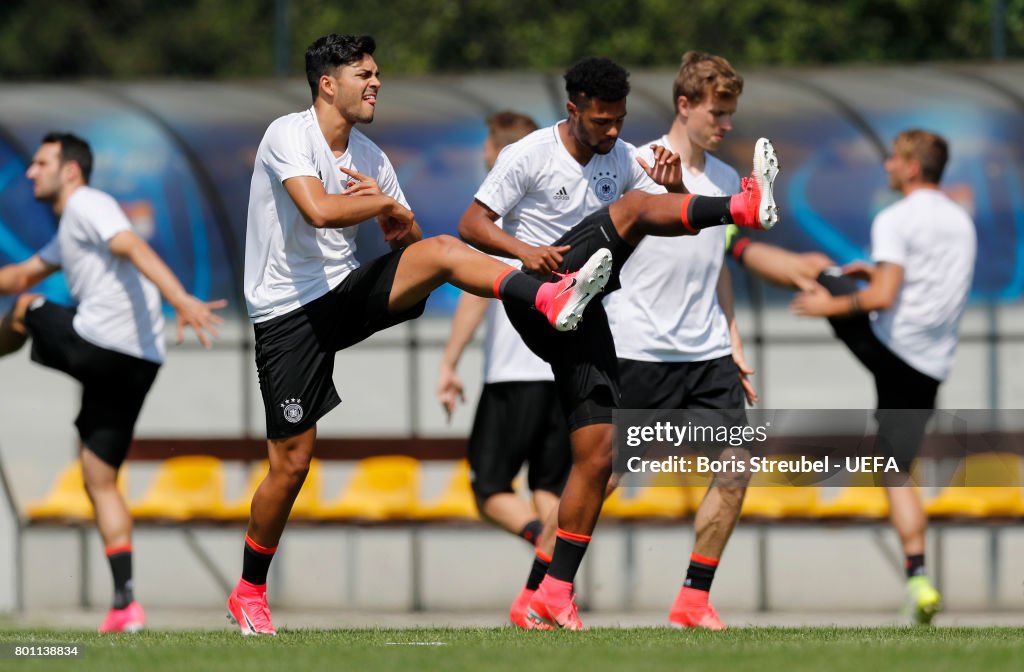 UEFA U21 Championships: Germany Training Session