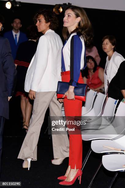 Queen Letizia of Spain attends the 'Discapnet' awards 2017 at the Somontes Club on June 26, 2017 in Madrid, Spain.