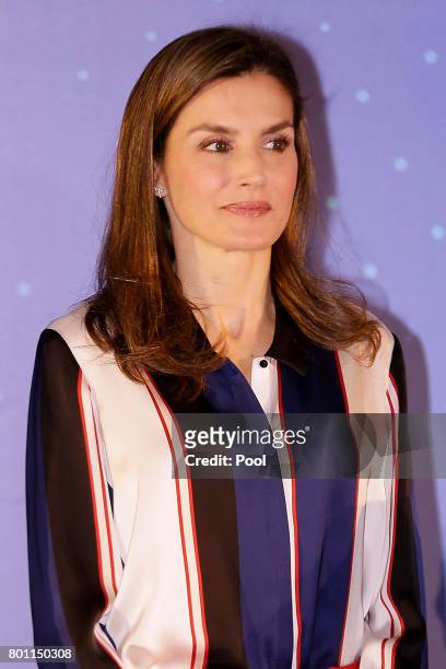 Queen Letizia of Spain attends the 'Discapnet' awards 2017 at the Somontes Club on June 26, 2017 in Madrid, Spain.